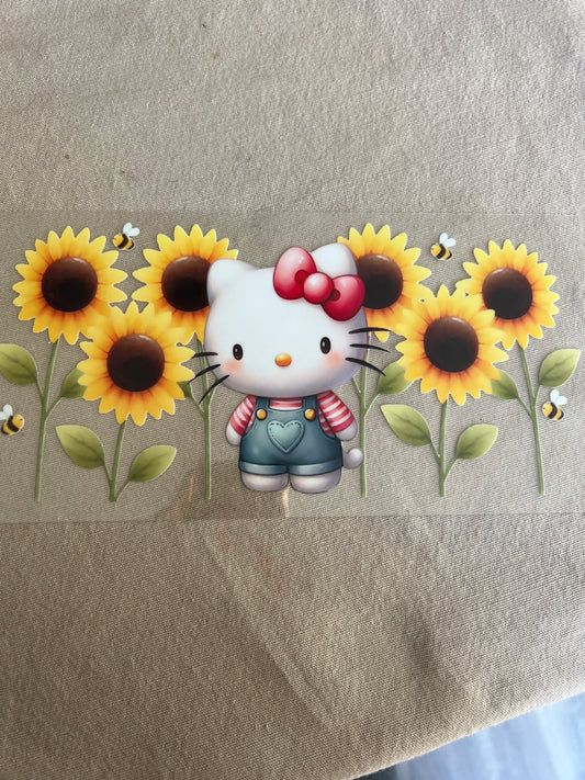 Sun flower hello kitty